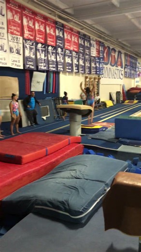 Yuval Mazor Level 10 vault Yurchenko layout half turned #vault #gymnasticsshorts #gymnast ￼