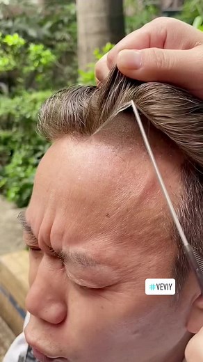 Don’t worry look up close 🤯#veviy #veviyhair #beforeandafter #hairline #hairstyle #hairsystem #hairpiece #hairsystems #topper #wigs #toupee