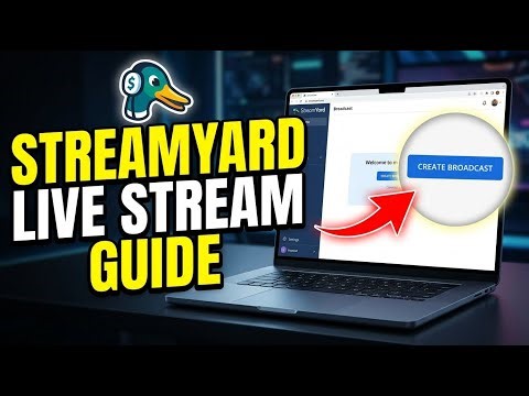 How to create a live stream with StreamYard - Detailed Guide