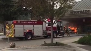 10K views · 69 reactions | #PierceOnScene - Farmers Branch Fire Department's Engine 132, a 2012 #Pierce #Quantum PUC, and Engine 131, a 2014 Pierce #DashCF PUC, arrive on scene of a vehicle fire at the Sheraton Hotel. Engine 132 pulls a bumper line and makes a quick attack. Great to see our customer Pierce trucks in action! | Siddons-Martin Emergency Group | Facebook