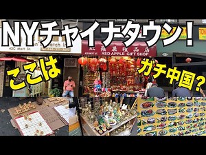 【4K】ここは中国！？ニューヨークマンハッタンのチャイナタウンをお散歩しよう！
