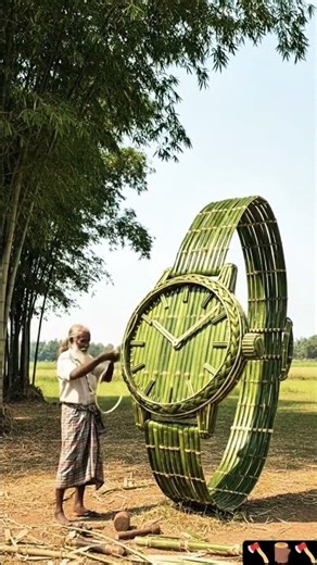 “From tree to masterpiece 🌳➡️🏡🔥”