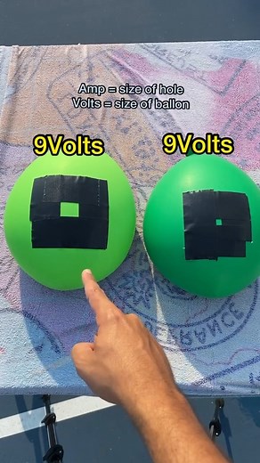The difference between amps and volts!🤯🥼 #reels #science #cool #explore | The Science Guy