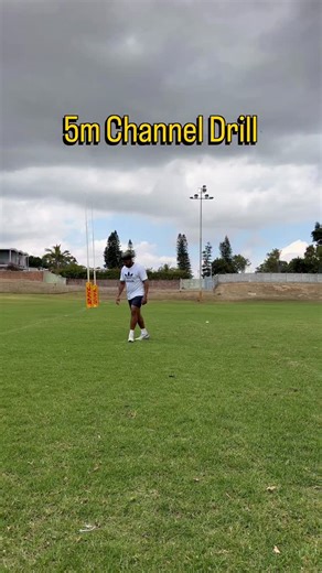 Kicking it with KC on Instagram: "Your ball never lies. This 5-meter channel drill isn’t for accuracy. It’s for shape. 5m space. No hiding. No chasing outcomes. Just you and your strike. Watch the first kick. Then the last. Rep by rep — the shape tightens. Train the flight. Trust the strike. #KickingItWithKC #MasterYourStrike"