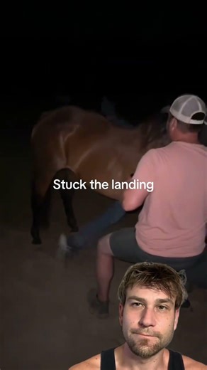 This is why you don't drink and horseback 🤣