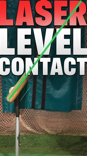 Using a Laser Level to create a good angle of contact for hitters! #baseball #softball #fyp | Jason E Kinchen