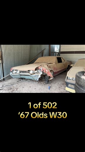 D&H Classics, LLC on Instagram: "Hidden for decades - wrecked in ‘75 and stored in a barn since. A true ‘67 Oldsmobile 442 W30!"