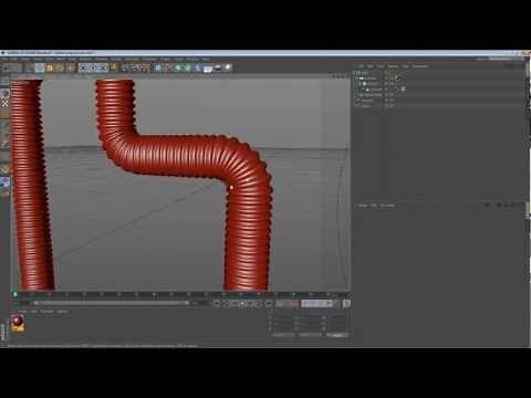 Corrugated Pipes with Spline Wrap and a Cloner