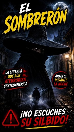 El Sombrerón: El hombre que aparece en la oscuridad 😨