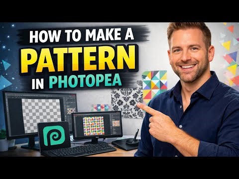 How to MAKE A PATTERN in Photopea (Step by Step)