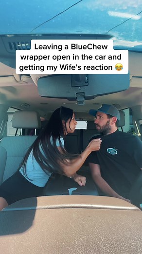 I’m only allowed to use @BlueChew with her! #couple #couplegoals #hus...