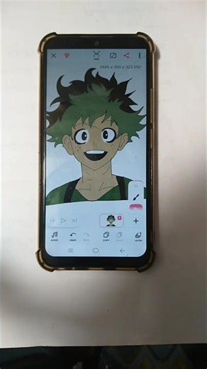Deku Speedart on Phone: Anime Drawing Tutorial