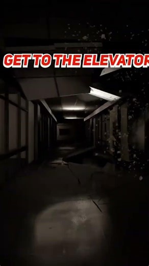 Epic hallway chase #elevatorgame #shorts