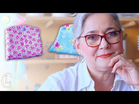 Little Bag with 2 Circles ✂️ Beautiful, useful, and made in minutes! | Tutorial with Luzkita BUSI...