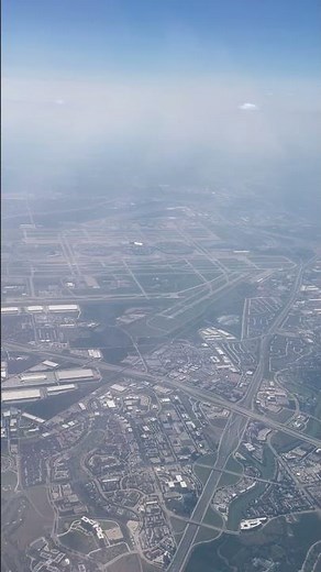 Aerial view of DFW airport