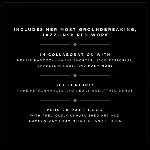 5.2K views | Introducing 'Joni’s Jazz' - a collection celebrating five decades of Joni Mitchell’s jazz-influenced work. Personally curated by Joni, the set features 61 tracks and showcases legendary jazz collaborations. Pre-save #JONISJAZZ today! | Joni Mitchell | Facebook