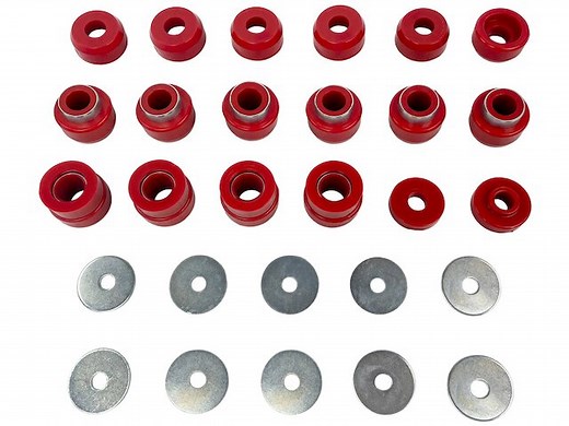 Jeep Wrangler Suspension Bushings 2PCS Front Leaf Spring Bushings For Jeep Wrangler TJ (1987-1997) - Replacement Suspension Bushings Front Leaf Spring Replacement