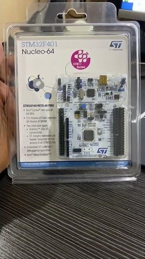STM32 development board featuring an Arm Cortex-M4 processor at 84MHz