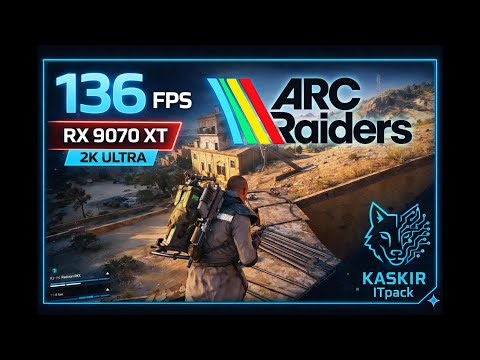 ARC Raiders PC Performance Test – RX 9070 XT | 136 FPS Avg @ 1440p (2K Ultra)