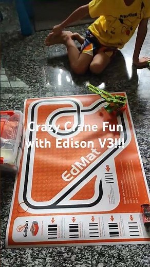 Go wild with your Edison V3 Crazy Crane creation!!! #irobotiq #robotics #coding #microbric