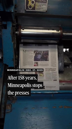 After decades of work and generations of history, the Minnesota Star Tribune has stopped the presses at its Heritage Center printing plant in Minneapolis. The plant's last newspaper was printed Dec. 27. The paper will now be printed in Iowa. Video by Ashley Miller and Alex Kormann/The Minnesota Star Tribune.