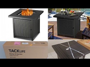 TACKLIFE Propane Fire Pit Table Installation Instructions