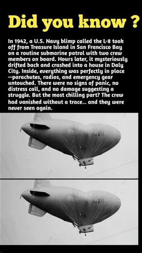 The L-8 Ghost Blimp: It Landed… But the Crew Was Gone 😳