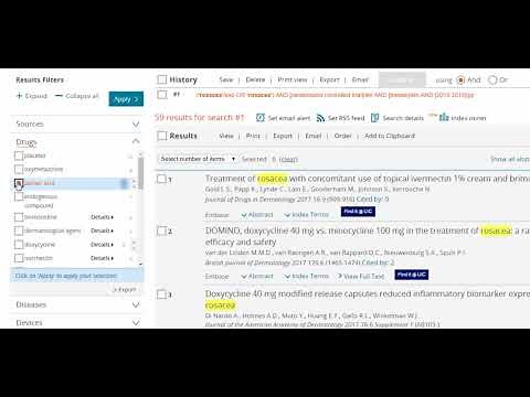 Embase Advanced Search