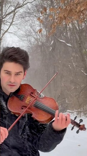 Mozart’s Symphony No. 40 in the Snow ❄️🎻 | Violin Performance That Feels Unreal