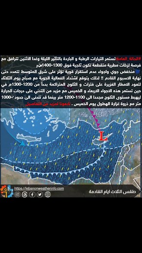 2.8K views · 48 reactions | Lebanon Weather Info on Reels | Facebook