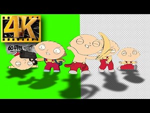Stewie Dancing | Meme on Green Screen - Footage 4K