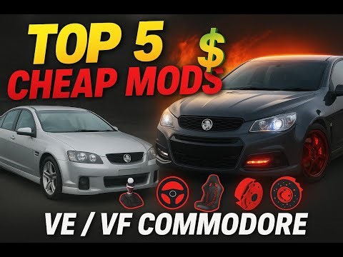 5 New Mods for Under $1000 – VE/VF Commodore (Budget Performance Upgrades!)