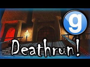 Gmod Deathrun Funny Moments Spooky Mansion Edition! - Dinosaur, Corpse Launches, and Fails!