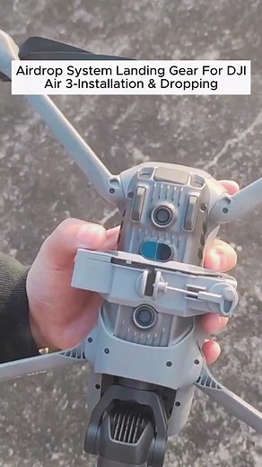 Airdrop System Landing Gear For DJl Air 3-Installation & Dropping#drone#fpv#dji#dronephotography#dronetest#dronestagram#DroneTutorial#dronevideo#droneblades#Droneaccessories#drones