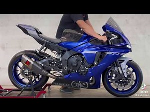 Yamaha Yzf-R1 2020 Exhaust sound Akrapovic Gp + Y-pipe taitanuim