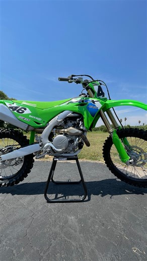 The 2026 @kawasakiusa KX450 is dolled up with @backyarddesign numbers and headed into the studio but first we had to do a “Sound Check” of the OEM exhaust. #dirt #dirtbike #magazine #news #offroad #media #print #video #adventure #outdoors #racing #testing #motocross #supercross #motorcycle #projectbike | Dirt Bike Magazine