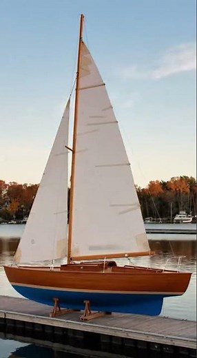 From Zero to Sail: Building My Wooden Daysailer From Scratch ⛵ #BoatBuilding #DIY