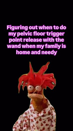 If anyone has had to do #pelvicfloor trigger point release with the wand… can we talk about when you do this? #pelvicfloorphysicaltherapy #pelvichealth #pelvicfloor #pelvicfloorexercises #triggerpoint | homehealthchronicles
