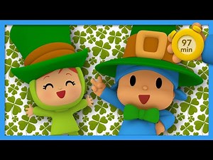 🍀POCOYO AND NINA - Happy Saint Patrick's Day - 97 min | ANIMATED CARTOON for Children |Full Episodes