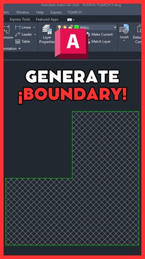 342K views · 5.5K reactions | Hoy te enseñaré cómo dibujar el borde de un HATCH en AutoCAD de manera automática  #autocad #autocad2d #autocaddrawing #autocadarchitecture #autocaddesigning #autocadtutorial #autocadplan #autocadtraining | Arqvis | Facebook