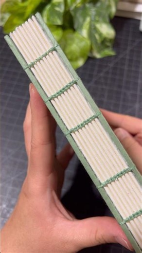 Fun Craft Spring Vibe 💚🍀🌿 #bookbinding #aesthetic #bookmaking #art #handmade #spring #bookcraft