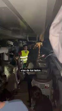 The professionalism of a worker after the fatal crash in Adamuz: “Please, trust us”