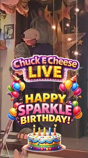 Chuck e cheese live - sparkles animatronics