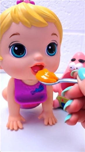 Baby Alive Lil Snacks 🥕ASMR satisfying video #babyalive #asmr #nostalgia #shorts