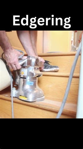 Edgering Stairs #floorsanding #edger