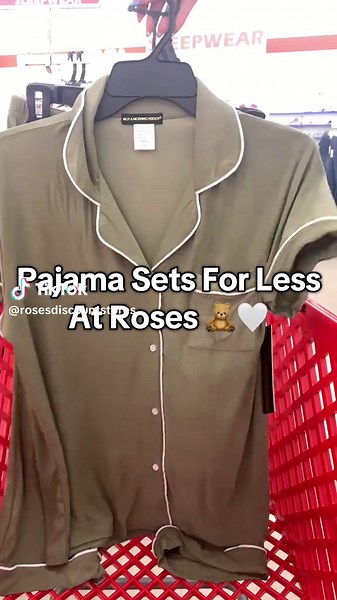 Cozy 2PC Pajama Sets Available at Roses Discount Stores