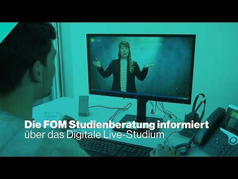 Wie studiert man im Digitalen Live-Studium der FOM Hochschule?
