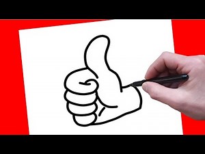 How To Draw a Thumbs Up? Follow this Easy Step-By-Step Drawing Tutorial for Beginners!