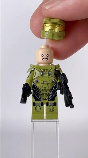 Master Chief: WHAT IF…? LEGO Made This Minifig? #lego #halo #masterchief