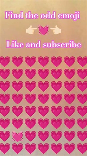 👉🏻#emojichallenge #emojyfind #like #subscribe #comment find the odd emoji 👉🏻💓👈🏻 like and subscribe👈🏻